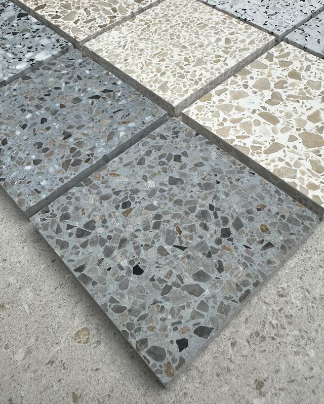 YDSTONE Terrace Interior Decoration Balcony Terrazzo Floorings Tiles Wholesale Price Artificial Stone details