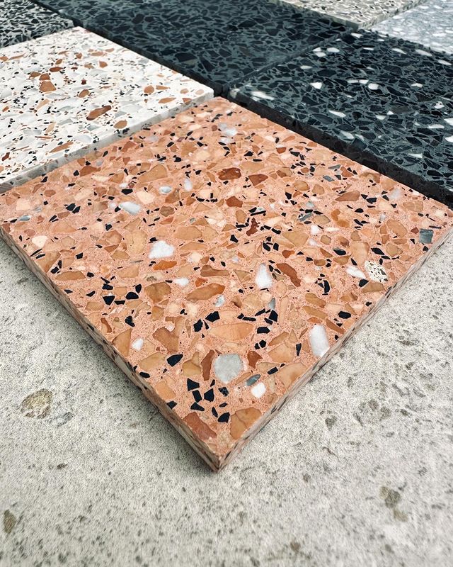 YDSTONE Terrace Interior Decoration Balcony Terrazzo Floorings Tiles Wholesale Price Artificial Stone details