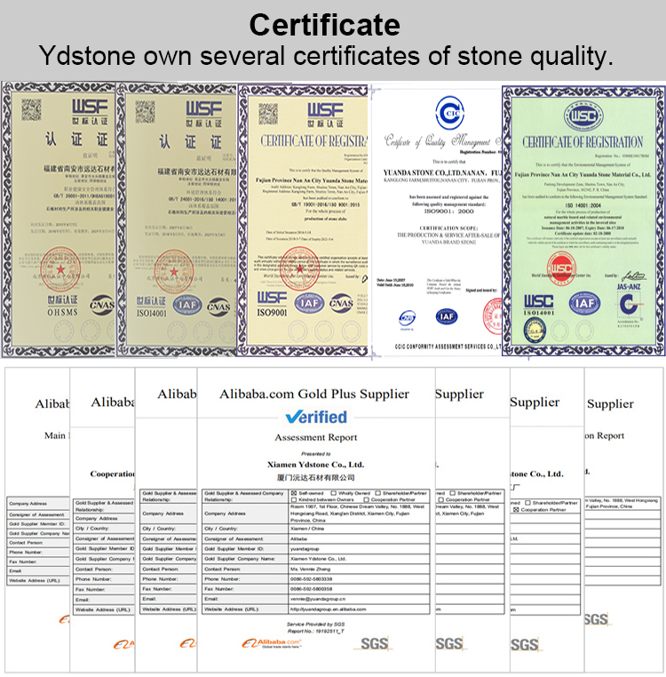 YDSTONE Terrace Interior Decoration Balcony Terrazzo Floorings Tiles Wholesale Price Artificial Stone factory