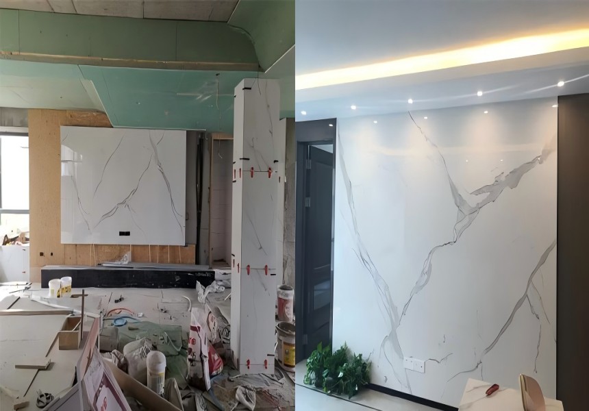 Is Sintered Stone Slab Tiling hard？Absolutely not！