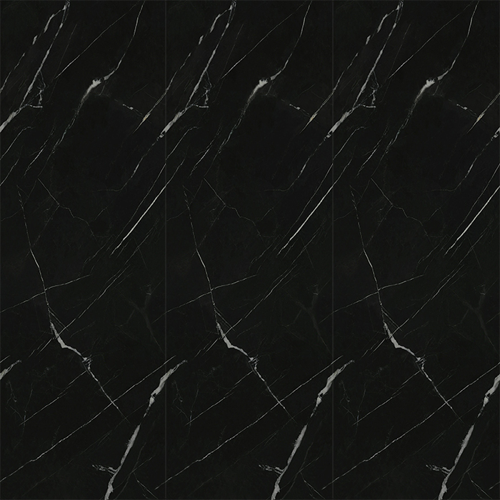 9MM Black and White Root Sintered Stone Slab for Kitchen Countertop