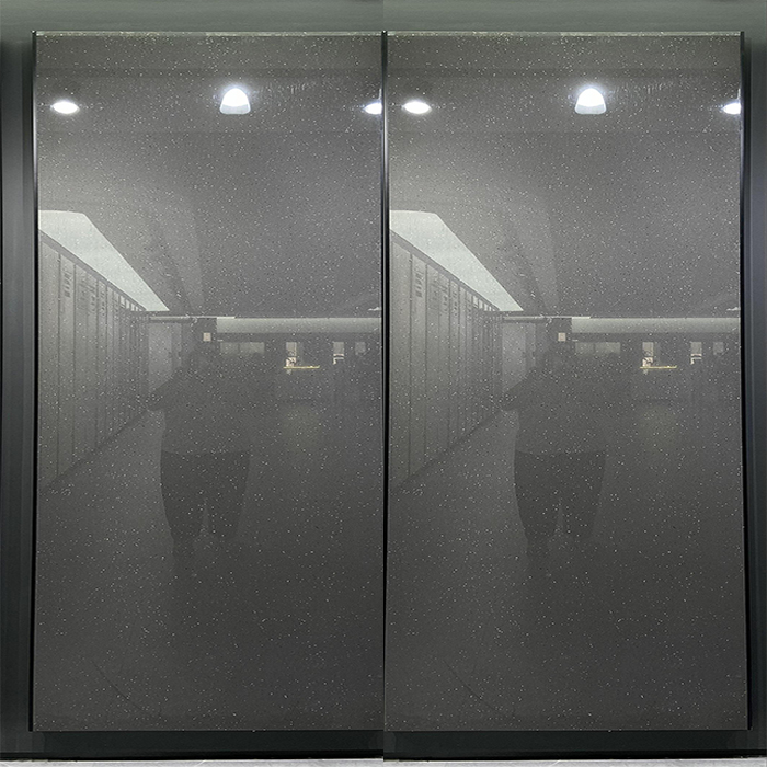 12MM Top Trending Artificial Glorious Night Black Sintered Stone Slab 