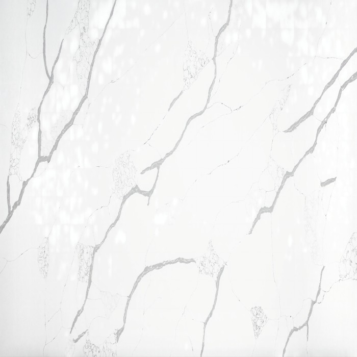 Artificial Quartz Stone Panel White Calacatta Kitchen Countertop Worktop Slab Artificial Stone