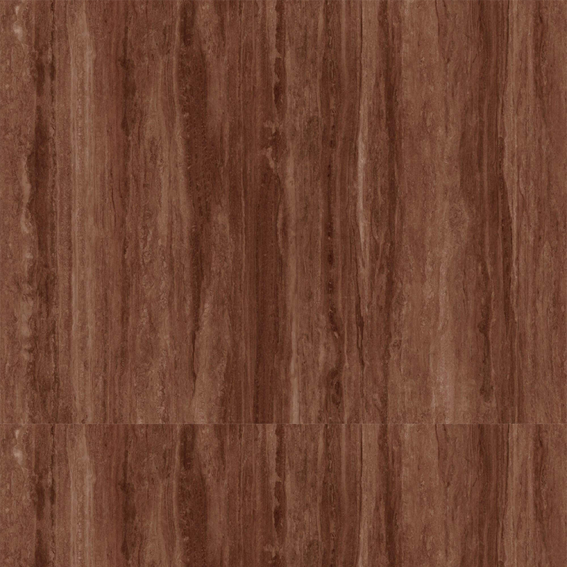 12mm Large Size Porcelain Tile Artificial Brown Travertine Sintered Stone Slab