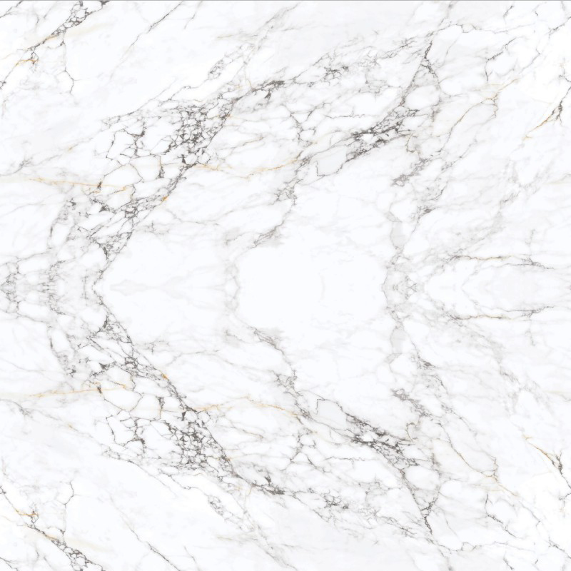 12mm Glossy Artificial New Snow Domain White Sintered Stone Slab