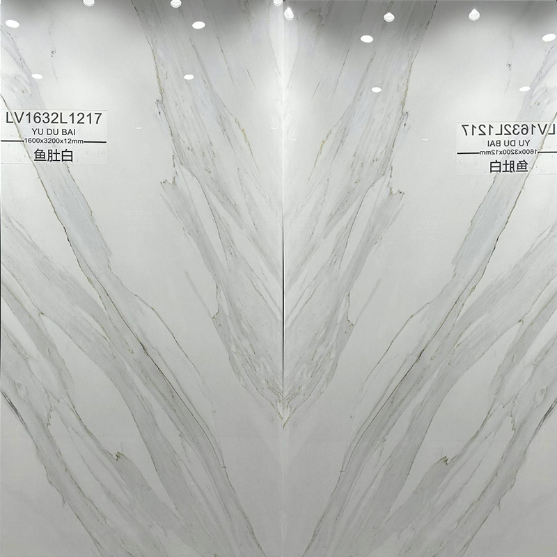 12mm Porcelain Tile Artificial Calacatta White Sintered Stone Slab
