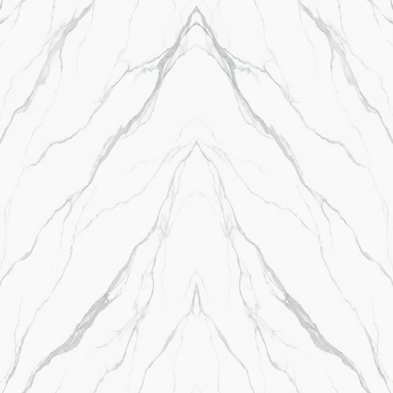 Large Size Porcelain Wall Panel Artificial Glacier White Sintered Stone Slabs