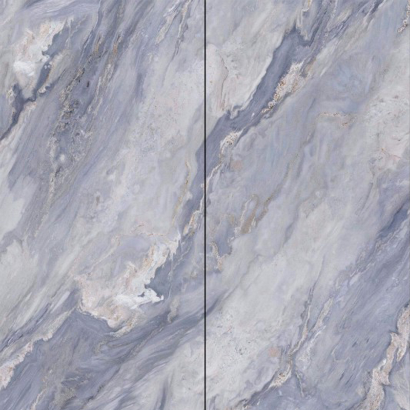 9MM Blue Beilu Sintered Stone Tile For Background Wall