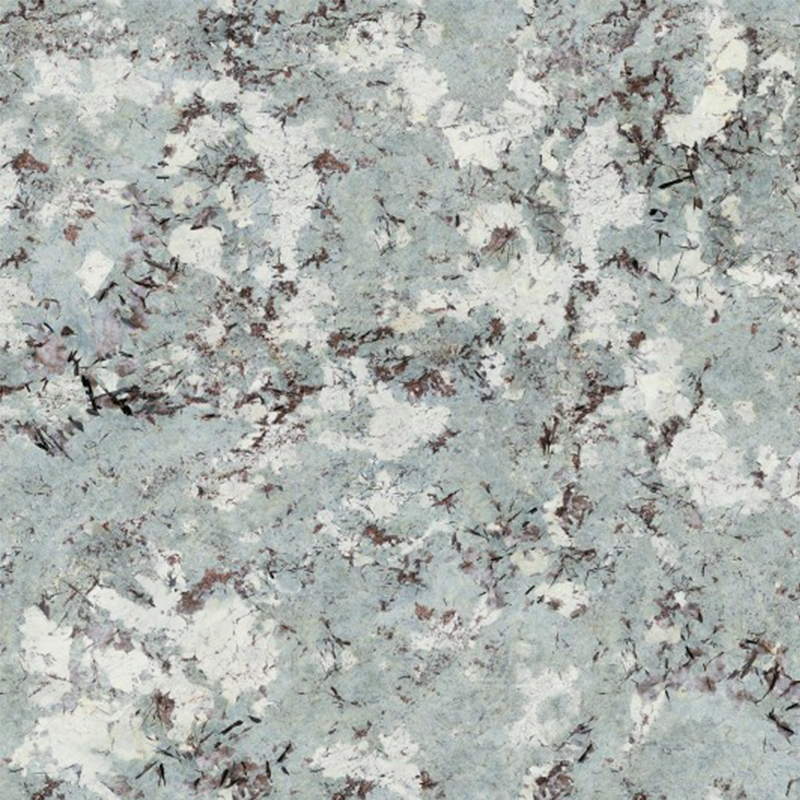 9MM Snow Mountain Blue Sintered Stone  Slabs Polished Home Decoration
