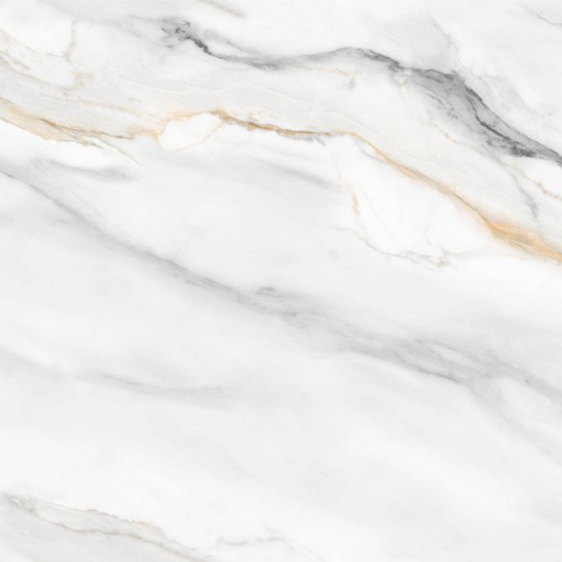 9MM White Background with Grain Polished Sintered Stone Slab For Wall Panel 