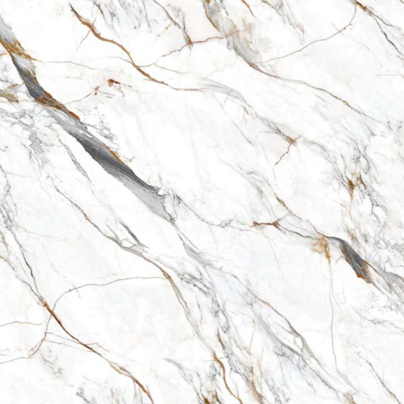 9MM Sintered Stone Carved Fish Maw Gold Artificial Honed Stone Slabs Interior Decoration