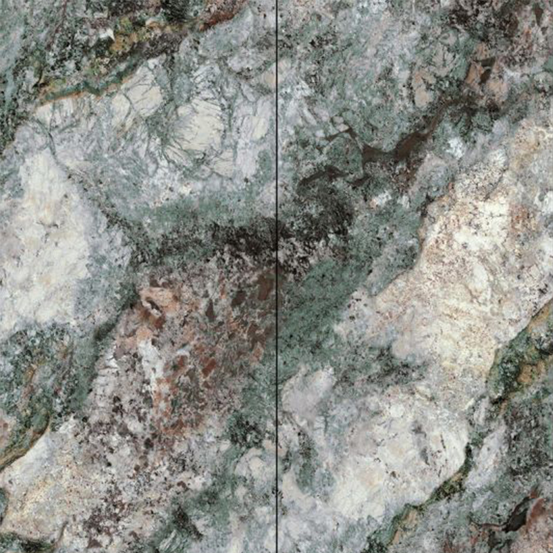 9MM High Quality Sintered Stone Slab Turquoise Green Big Slabs Indoor Decoration