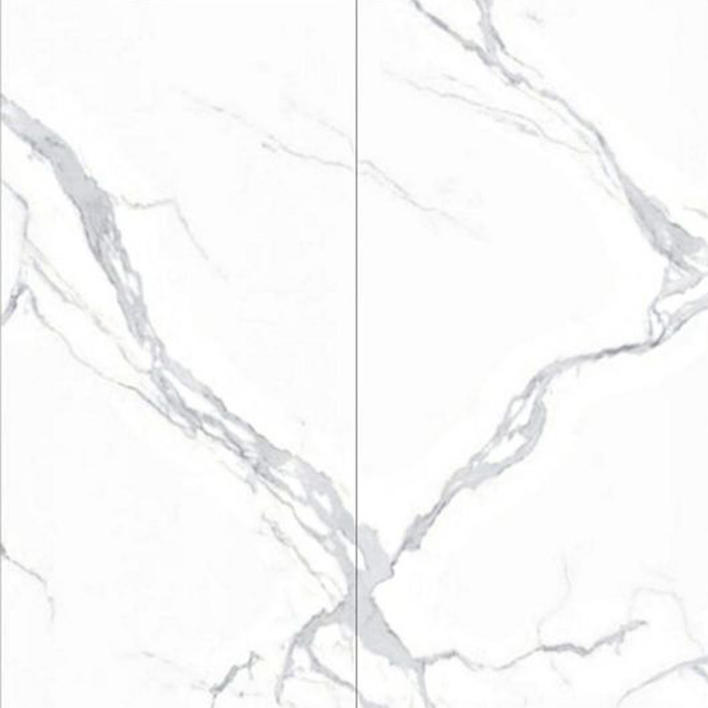 9MM Victoria White Sintered Stone Honed Slab Durable Construction Material 