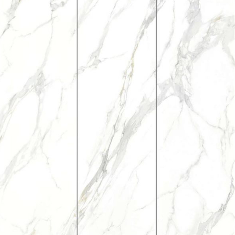 9MM  Calacatta White Big Slabs Sintered Stone Home Decoration