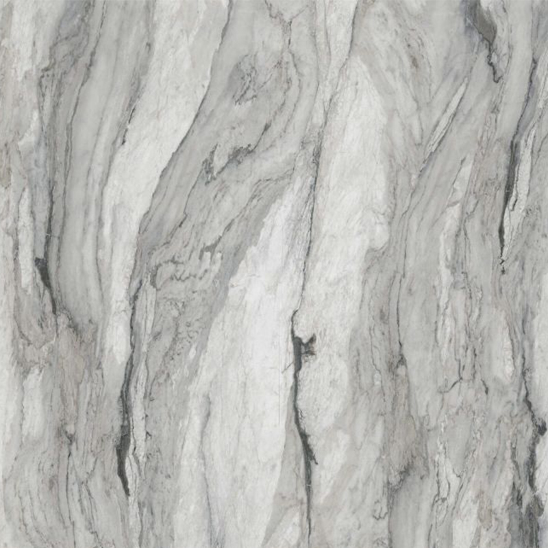 9MM Fish Maw Flower White Sintered Stone Polished Slabs for Wall 