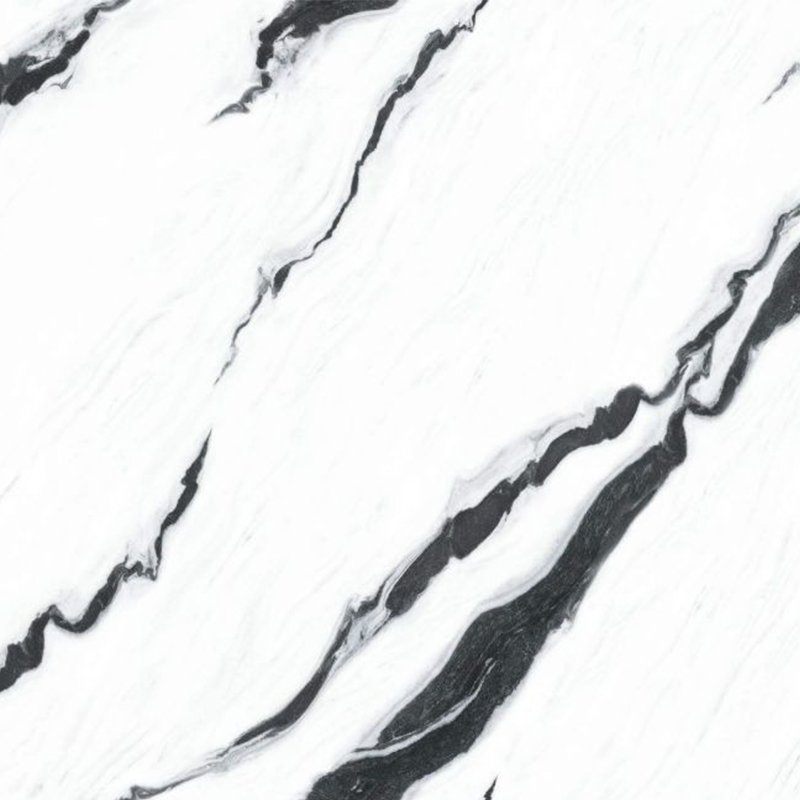 9MM Panda White Sintered Stone Big Slab Living Room Wall Tiles 