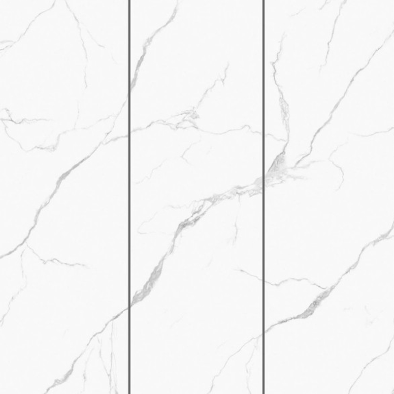 9MM Calacatta White Big Slabs Tiles Sintered Stone Honed Surface Home Decoration