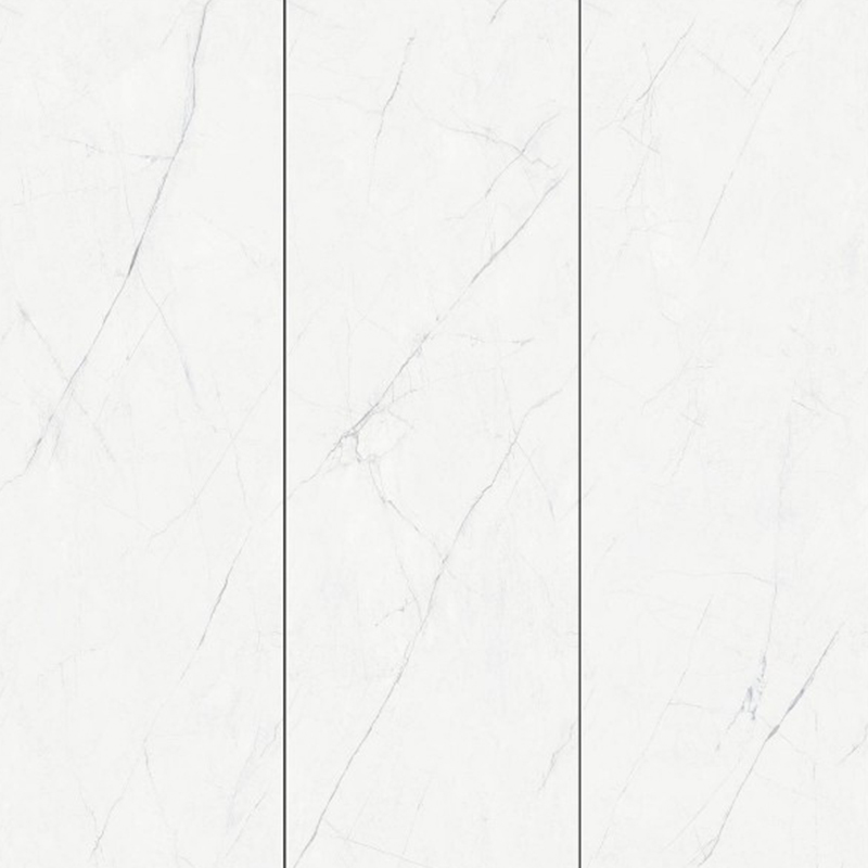 9MM White Sintered Stone Slab Kitchen Countertop Wall Background Floor