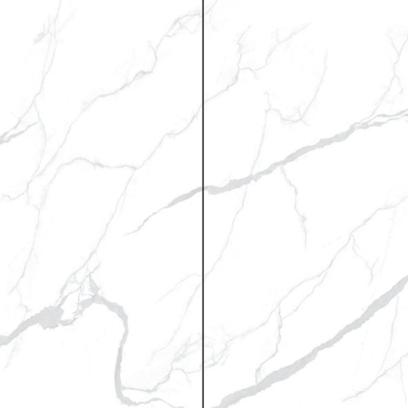 9MM Bianco Carrara Sintered Stone Porcelain Slab Interior Decoration