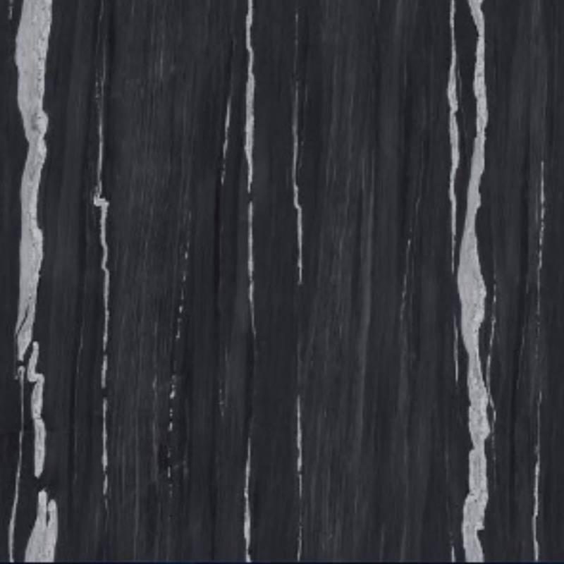 9MM Black Sintered Stone Polished Slabs Indoor Decorative