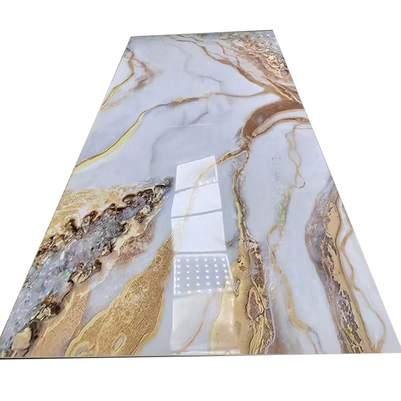 2.5mm Pvc Marble Sheet UV Marble Panels for Wall Decoration