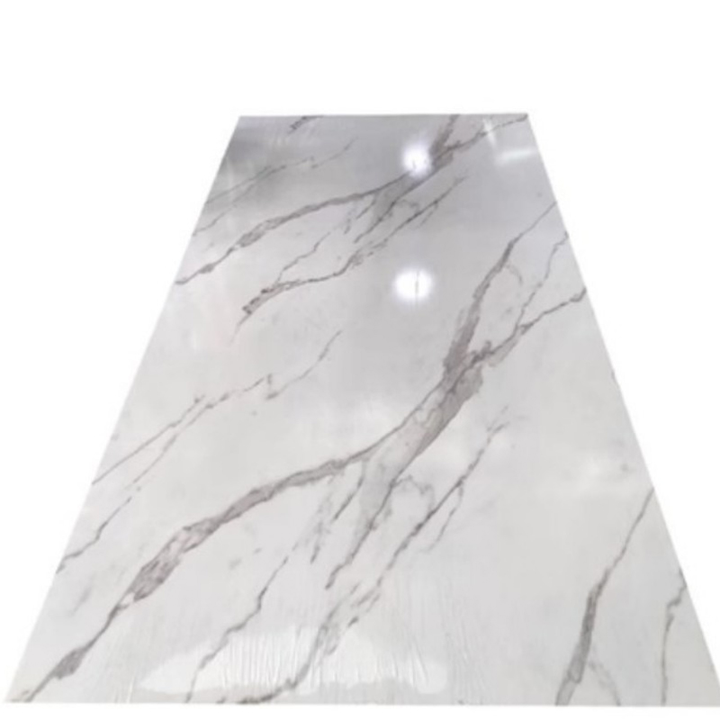 2.5mm UV Panel High Glossy Pvc Marble Sheet 3D Printed Design