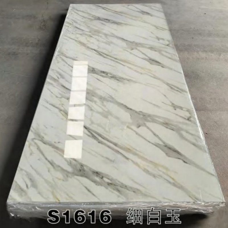 2.5mm Lightweight PVC Marble Sheets Waterproof spc Wall Panels for Interior Decoration