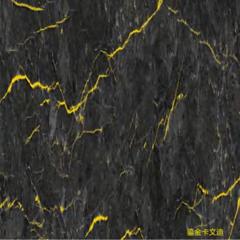 2.5mm Waterproof PVC Sheet UV Marble Board Gilded Silver Series Interior Walls Ceilings Decoration