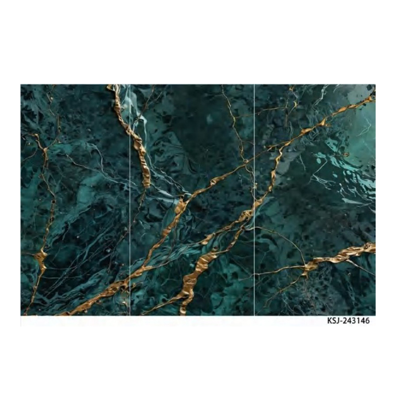 2.5mm Customized Film Series PVC Sheet UV Marble Board Interior Decoration