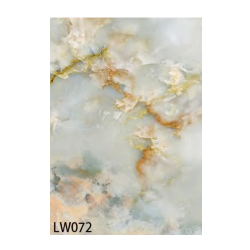2.5mm Customized Film Series PVC Sheet UV Marble Board Interior Decoration
