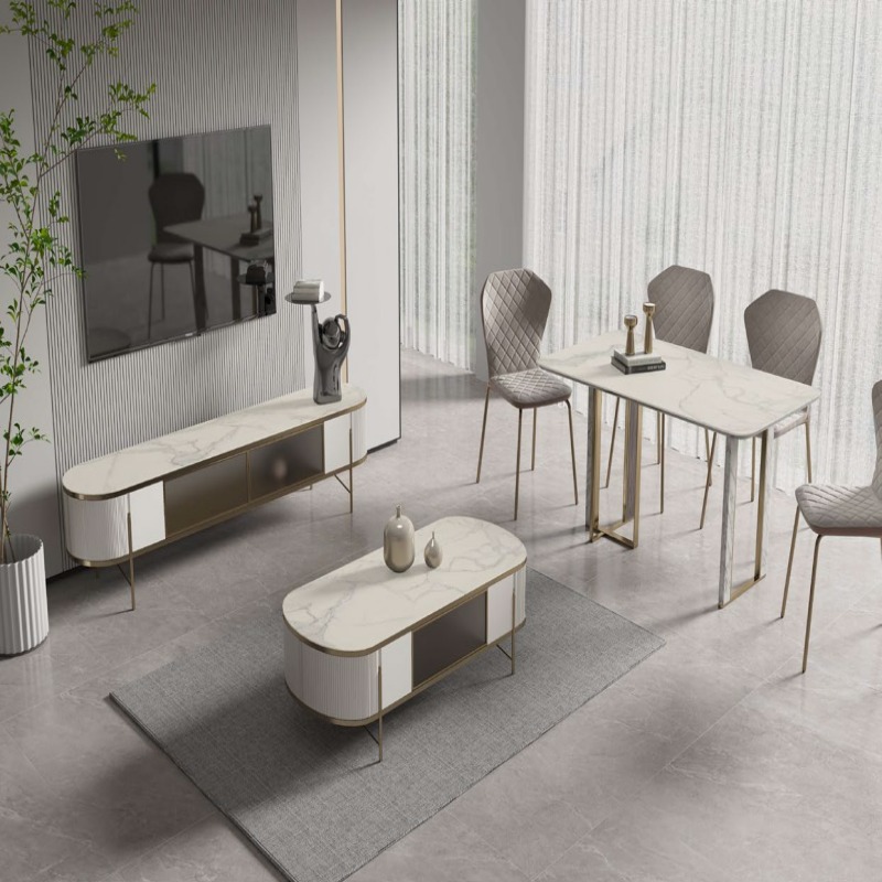 3MM Luxury Style Karakata White for tv Background Wall Tiles