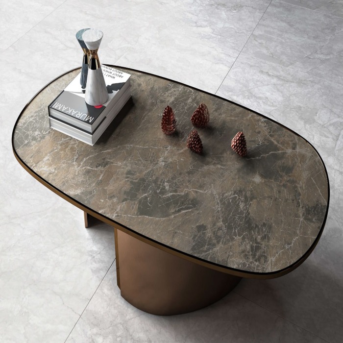 3MM Hot Sell Amazon Green Slab Wall Sintered Stone Tile For Interior 