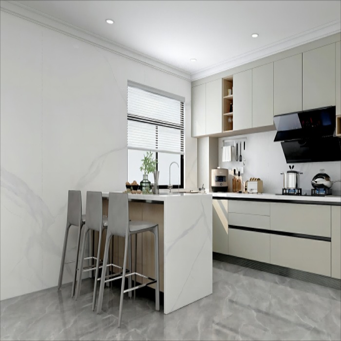 6MM Victoria Calacatta White Sintered Stone For House Decoration 