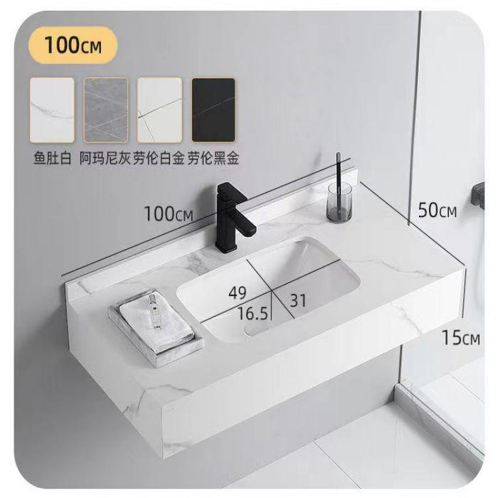 12MM Cheap Sintered Stone Slab Washing Basin Bathroom Vanities 