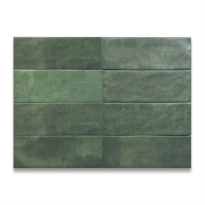 4.8mm 68x280 Honed Ceramic Tile For Floor Porcelanato Green  Artificial Porcelain Tiles