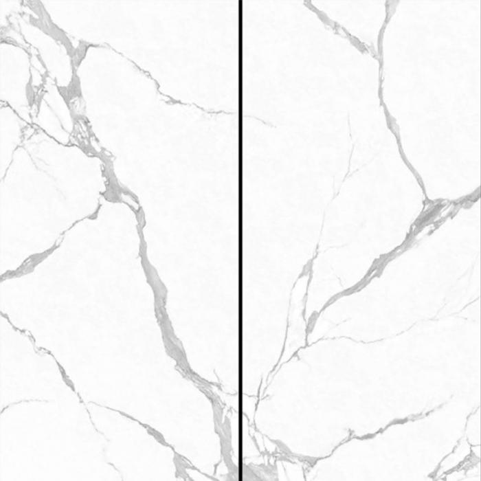 9MM Glacier Fish Belly White Sintered Stone Bathroom Floor Wall Tile