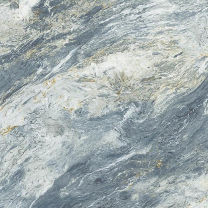 9MM Cloud Blue Sintered Stone Polished Slabs Hotel Decoration