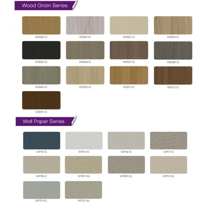 Wood Veneer Cloth Surface Choice Fireproof Wall Panel Mgo Boards